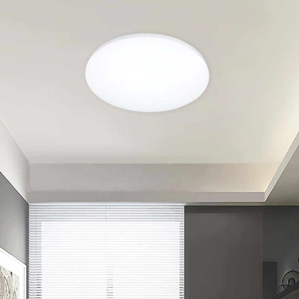 퓨로 LED 원형 사각 인테리어 방등 평판등 천장등 50W (리모컨 미포함)