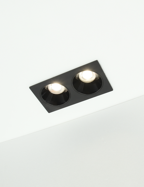 [DS] 코에드 LED 멀티 COB 다운라이트 2구 16W 각도조절 매입등